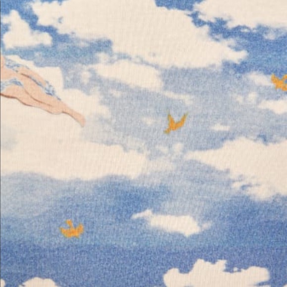 Reformation Cuba top- size small- print Cielo - Picture 4 of 4